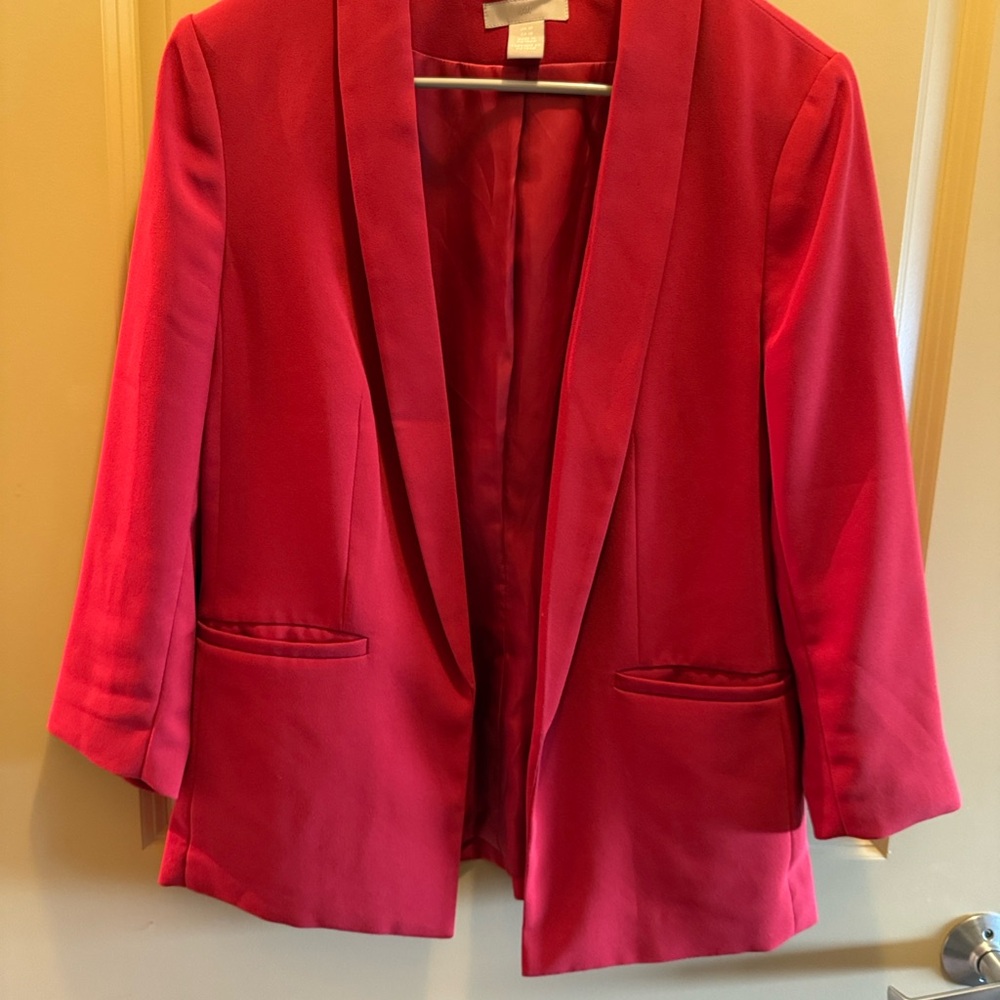 H&M Bold Red Blazer